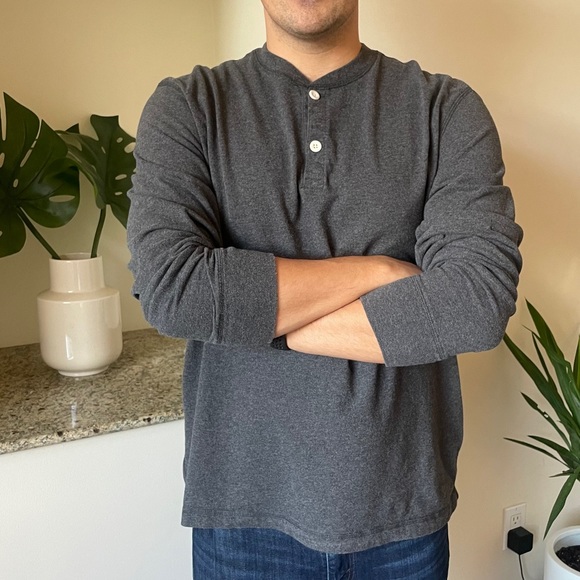 Gap long sleeved T-shirt in gray - Picture 3 of 5